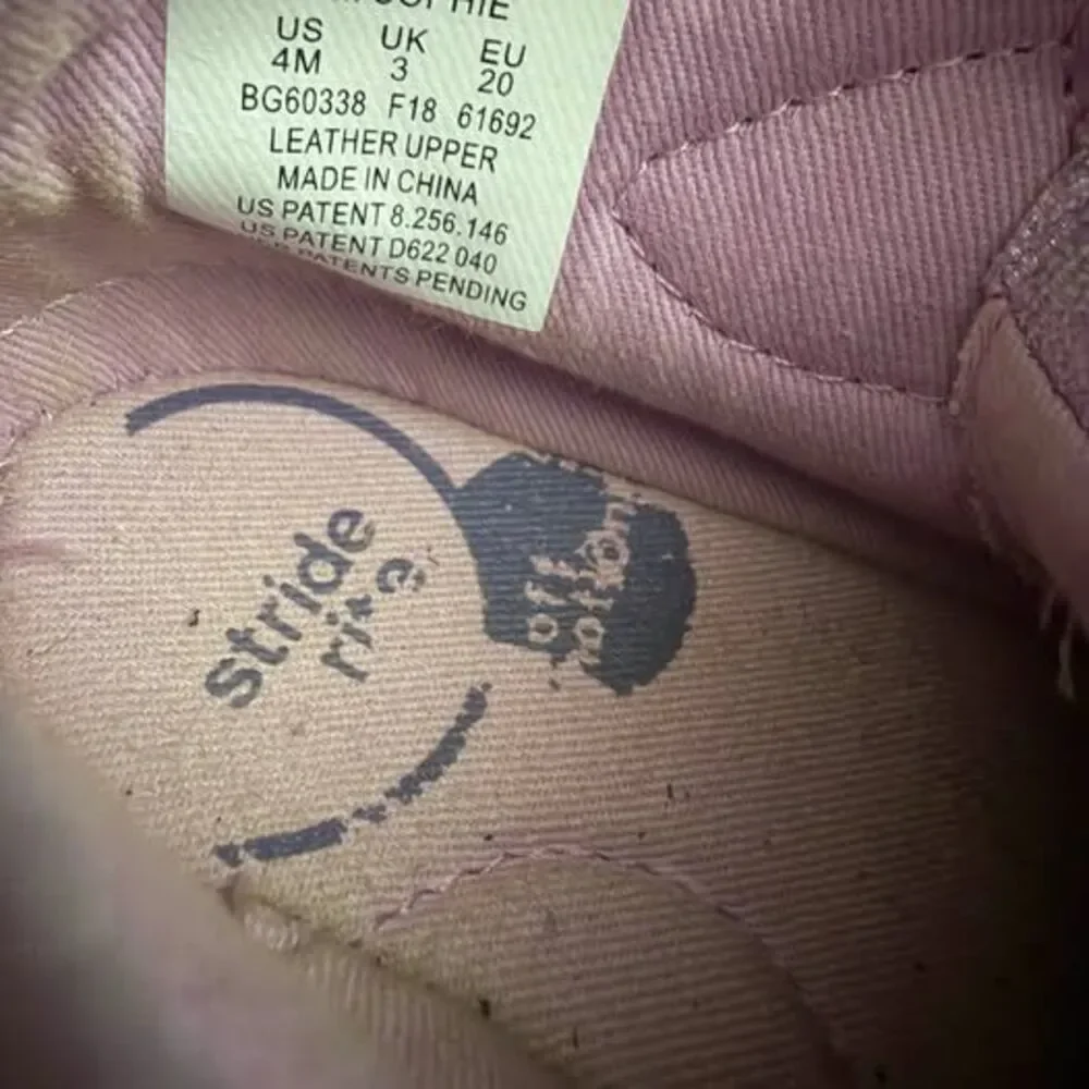 Stride Rite SM Sophie Purple Baby Shoes size 4c